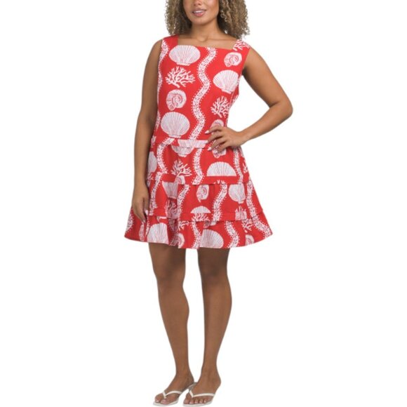 SAIL TO SABLE Linen Blend Square Neck Mini Dress - benaras.co SAIL TO SABLE Linen Blend Square Neck Mini Dress - benaras.co